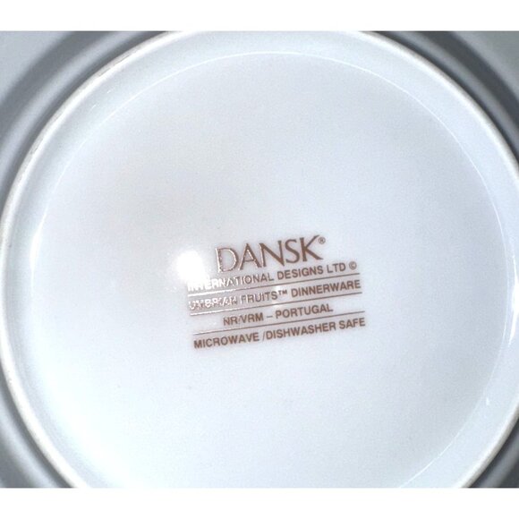 Dansk Urban Fruits Dinnerware Dessert Plate 7" Microwave & Dishwasher Safe Portu - Picture 3 of 3